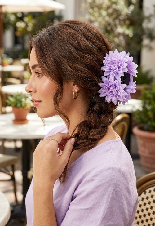 Dahlia Floral hair claw