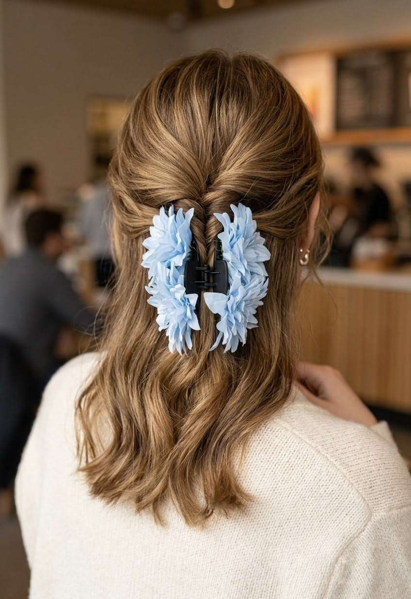 Dahlia Floral hair claw