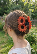 Sunflower Floral hair claw